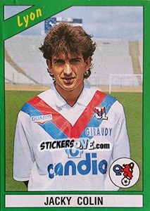 Sticker Jacky Colin - FOOT 1990-1991 n. 86 - Panini