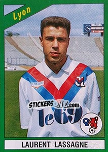 Cromo Laurent Lassagne - FOOT 1990-1991 n. 87 - Panini