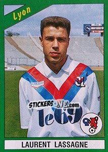 Cromo Laurent Lassagne - FOOT 1990-1991 - Panini