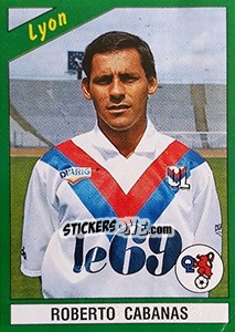 Sticker Roberto Cabanas - FOOT 1990-1991 n. 89 - Panini
