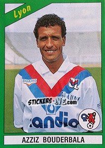 Figurina Azziz Bouderbala - FOOT 1990-1991 n. 90 - Panini
