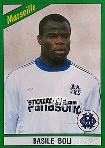 Cromo Basile Boli - FOOT 1990-1991 - Panini