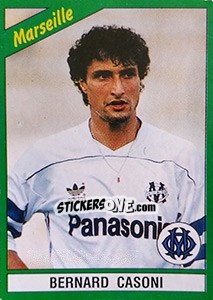 Sticker Bernard Casoni - FOOT 1990-1991 - Panini