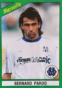 Sticker Bernard Pardo - FOOT 1990-1991 - Panini