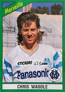 Sticker Chris Waddle - FOOT 1990-1991 n. 100 - Panini