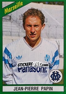 Sticker Jean-Pierre Papin - FOOT 1990-1991 n. 101 - Panini