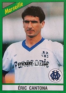 Sticker Eric Cantona - FOOT 1990-1991 n. 102 - Panini