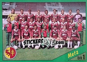 Sticker Equipe - FOOT 1990-1991 - Panini