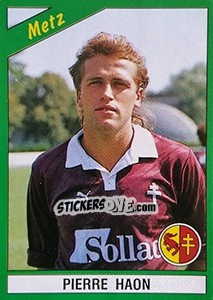 Figurina Pierre Haon - FOOT 1990-1991 n. 107 - Panini
