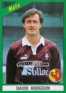 Sticker David Hodgson - FOOT 1990-1991 - Panini