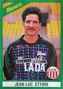 Sticker Jean-Luc Ettori - FOOT 1990-1991 n. 116 - Panini