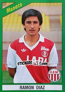 Sticker Ramon Diaz - FOOT 1990-1991 n. 125 - Panini