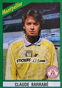 Sticker Claude Barrabé - FOOT 1990-1991 n. 128 - Panini