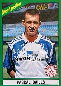 Sticker Pascal Baills - FOOT 1990-1991 n. 129 - Panini