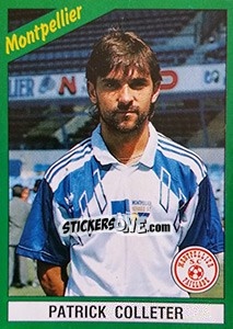 Figurina Patrick Colleter - FOOT 1990-1991 - Panini