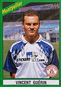Sticker Vicent Guérin - FOOT 1990-1991 n. 134 - Panini
