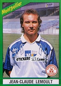 Figurina Jean-Claude Lemoult - FOOT 1990-1991 - Panini