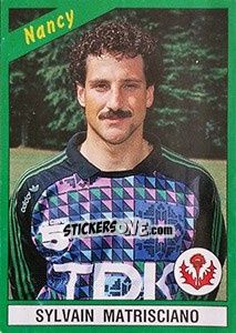 Figurina Sylvain Matrisciano - FOOT 1990-1991 - Panini