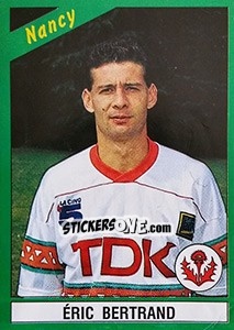 Figurina Eric Bertrand - FOOT 1990-1991 - Panini