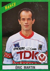 Cromo Eric Martin - FOOT 1990-1991 - Panini