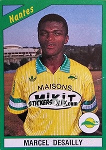 Sticker Marcel Desailly - FOOT 1990-1991 - Panini