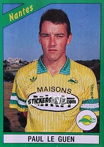 Cromo Paul Le Guen - FOOT 1990-1991 - Panini