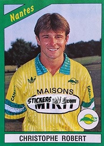 Sticker Christophe Robert - FOOT 1990-1991 n. 162 - Panini