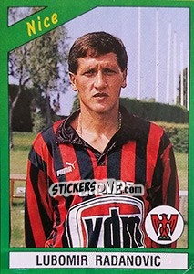 Sticker Lubomir Radanovic - FOOT 1990-1991 - Panini