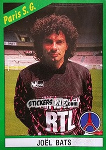 Sticker Joël Bats - FOOT 1990-1991 - Panini