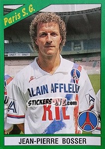 Figurina Jean-Pierre Bosser - FOOT 1990-1991 - Panini