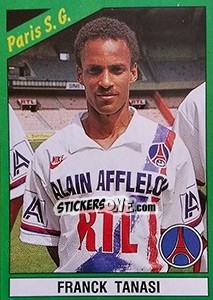 Sticker Franck Tanasi - FOOT 1990-1991 - Panini