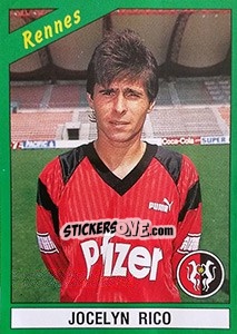 Cromo Jocelyn Rico - FOOT 1990-1991 n. 189 - Panini