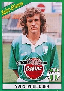 Cromo Yvon Pouliquen - FOOT 1990-1991 n. 205 - Panini
