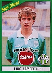 Sticker Loïc Lambert - FOOT 1990-1991 n. 206 - Panini