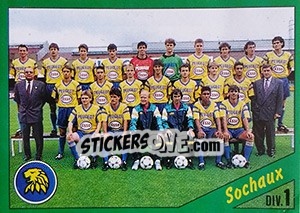 Cromo Equipe de Sochaux - FOOT 1990-1991 - Panini