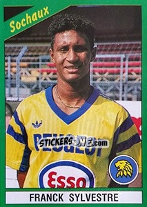 Figurina Franck Sylvestre - FOOT 1990-1991 - Panini