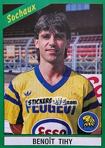 Sticker Benoît Tihy - FOOT 1990-1991 n. 216 - Panini