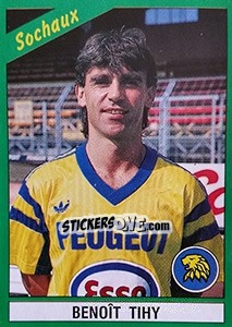 Cromo Benoît Tihy - FOOT 1990-1991 - Panini