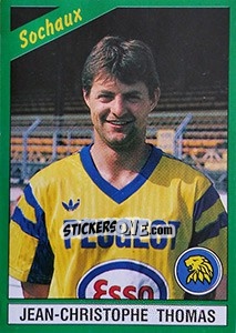 Cromo Jean-Christophe Thomas - FOOT 1990-1991 n. 220 - Panini