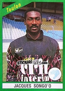 Sticker Jacques Songo'o - FOOT 1990-1991 n. 224 - Panini