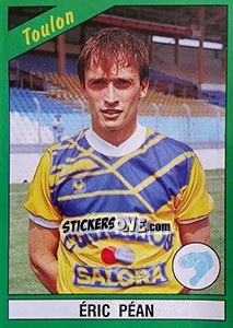 Figurina Eric Péan - FOOT 1990-1991 - Panini