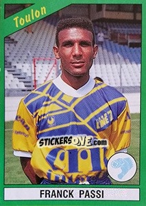 Cromo Franck Passi - FOOT 1990-1991 - Panini