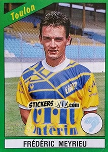 Sticker Frédéric Meyrieu - FOOT 1990-1991 n. 232 - Panini