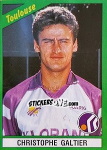 Figurina Christophe Galtier - FOOT 1990-1991 - Panini