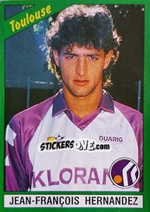 Cromo Jean-François Hernandez - FOOT 1990-1991 n. 238 - Panini