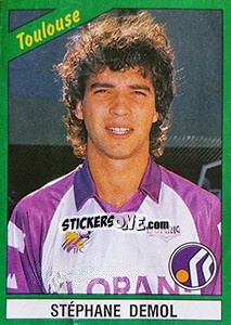 Sticker Stéphane Demol - FOOT 1990-1991 - Panini