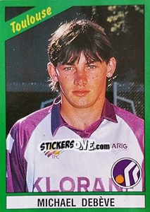 Sticker Michael Debève - FOOT 1990-1991 - Panini