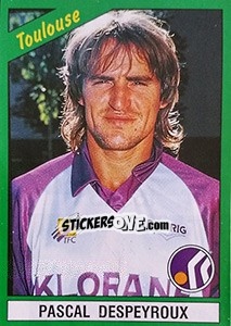 Sticker Pascal Despeyroux - FOOT 1990-1991 - Panini