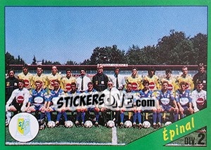 Cromo Equipe de Epinal - D2 groupe A - FOOT 1990-1991 - Panini