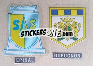 Sticker Ecusson Epinal-Gueugnon - FOOT 1990-1991 - Panini